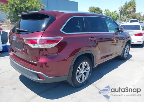 2015 Toyota Highlander Xle V6 из США, поврежденный, VIN 5TDJKRFH6FS143993
